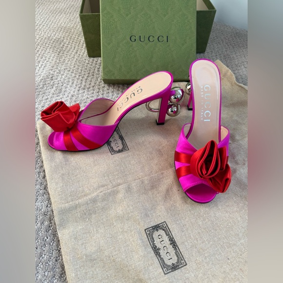 Gucci Shawana Satin Heel - Picture 5 of 12